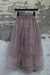 Marc Le Bihan Silk Skirt Six-layer Gauze 25930 Series French Hand-dyed MLB-25930-KMMEIGUI Old Rose Deadwood Rose BOIS DE ROSE